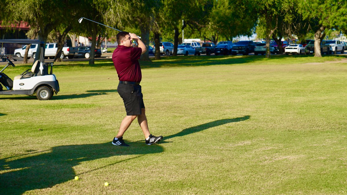 CityOfMissionTX's tweet photo. Ten teams, including police, sanitation and civil service faced off in the 1st Annual City of Mission Employee Golf Tournament at our Shary Municipal Golf Course. Everyone had a great time on the links! #OurMission #FitMission https://t.co/1bOgfHxcME