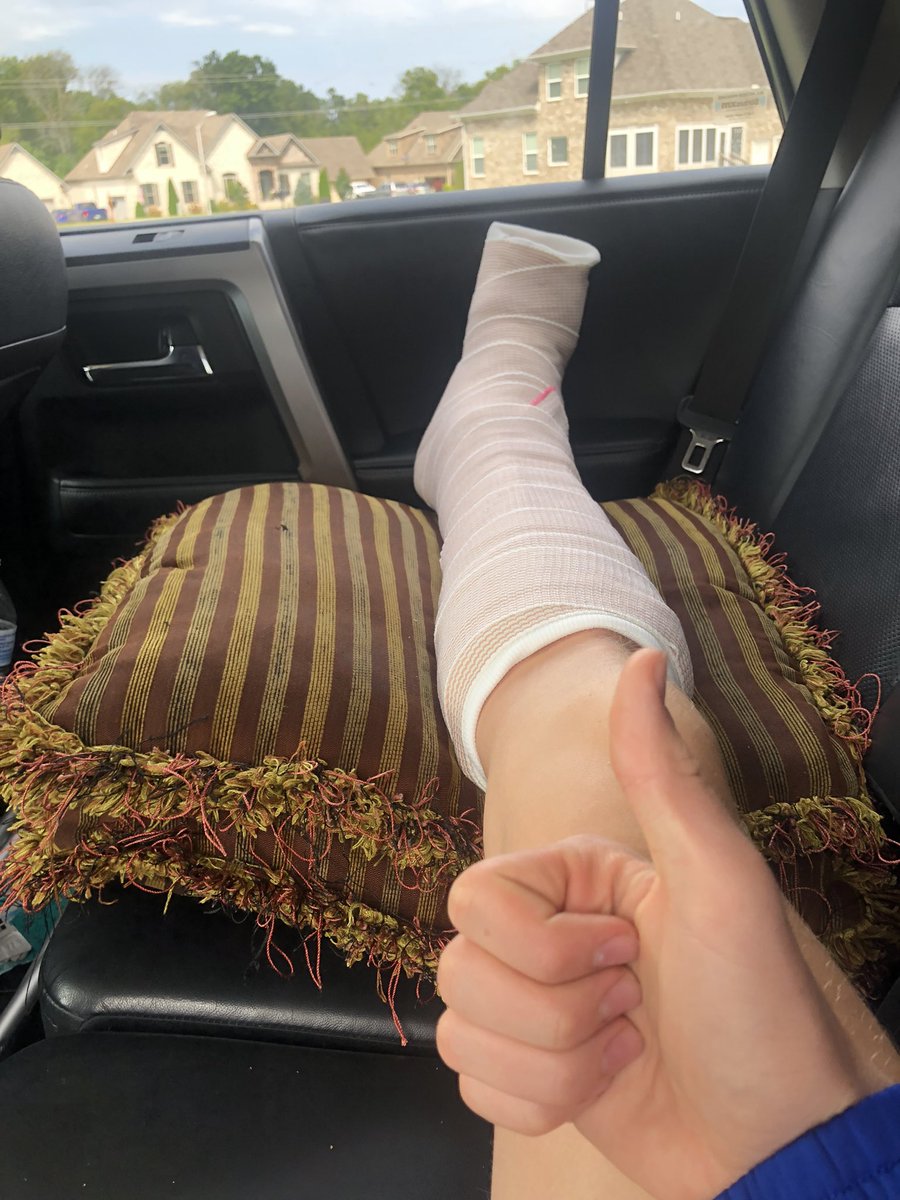 Unfortunately, last night i suffered a fractured fibula in our game against Nolensville. As of now i’m not sure of a timeline for my return but just know that it will be a huge comeback. I trust in God’s timing and plan for me and I thank everyone for the love and prayers!