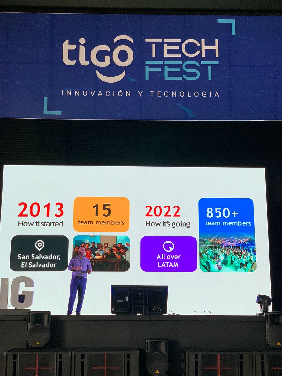 TigoElSalvador's tweet photo. @GiammatteiJose Co-fundador de @applaudostudios se encuentra en el #TigoTechFest y nos habla acerca de "Tecnología hecha en Latinoamérica" ¡No te lo podés perder! https://t.co/G2IC6d4HDf