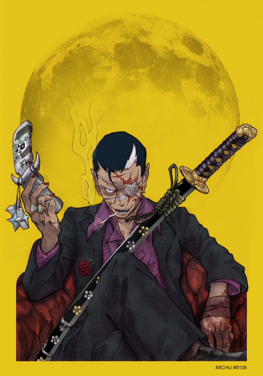 My style challenge submission for <a href="/ore_times_3/">ORE ORE ORE ⭕✨</a> 
The Don of gangster. Wild natives, No mercy, Ready to fight! ⚔️⭕️✨

ORE! ORE! ORE!!!!🔥

Many thanks to tag me and support me🙏🤟♥️
@ArvyDAnd <a href="/Arlouet/">Kemchi Souriant 🟡🟡</a> <a href="/PAPAnOngTO/">2days $-9393 ( phone )</a> <a href="/El_Scorcho_1/">El_Scorcho ⭕️✨</a> @Happyma52717991 

#DTIYS #OREMOB #CNFT #pfp #anime