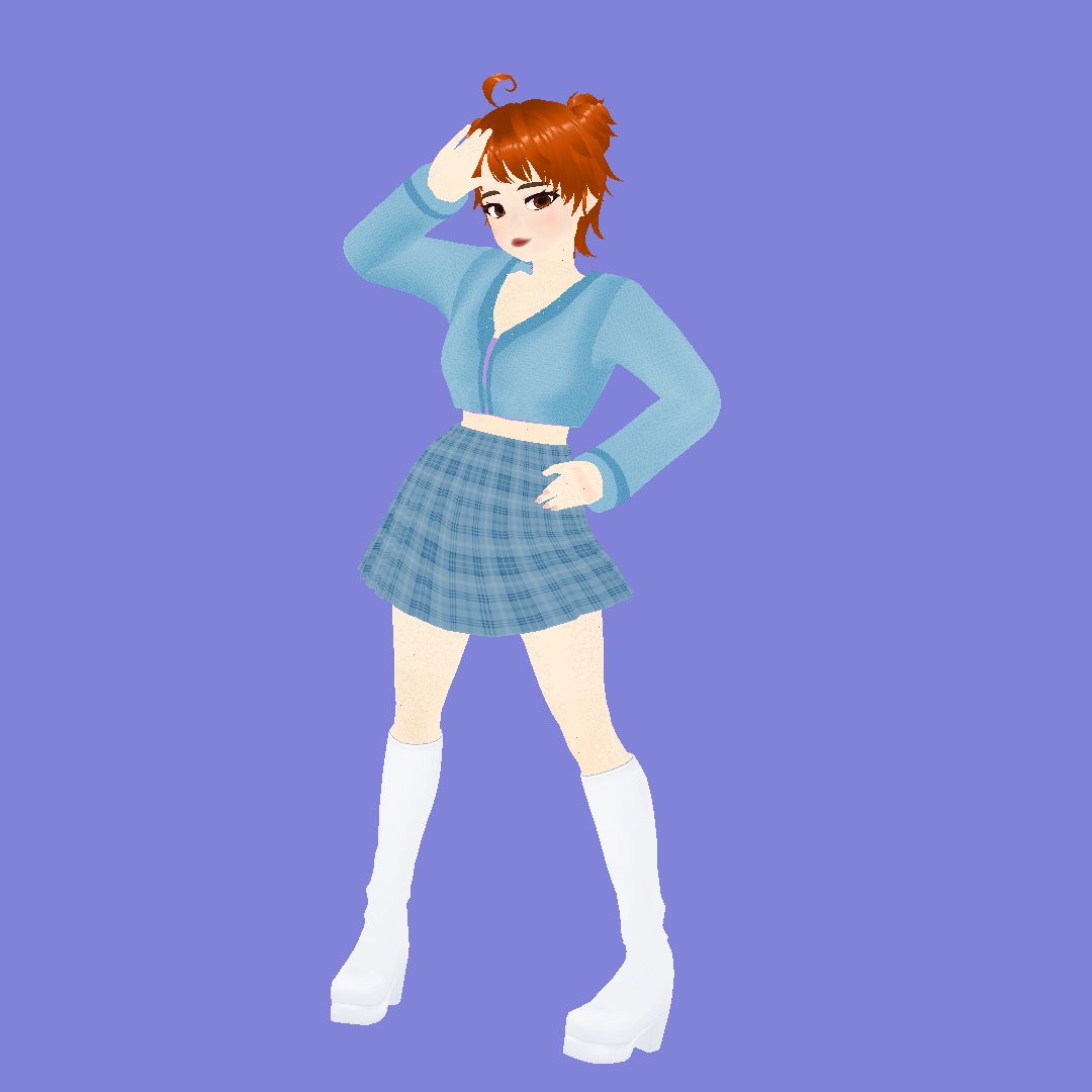 kittyjdae's tweet photo. I made a blue outfit for vtubers, and it's on my BOOTH
i think i would make more colors inthe future :DD
https://t.co/bPFP3Uz1MD
#VRoid #VRoidStudio #vroidtexture #VTuberAssets #ENVtuber https://t.co/ZeQPQqHeHk