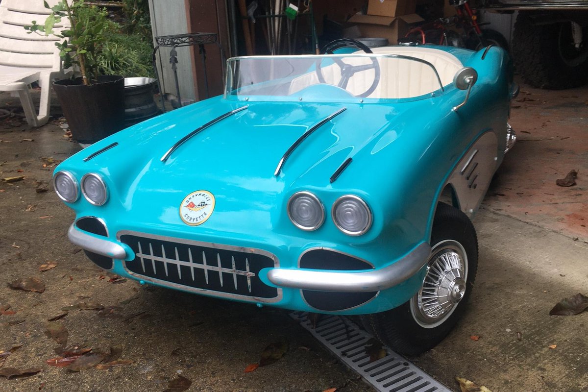 Bring a Trailer on Twitter "Sold 1950s YardMan Corvette Pedal Car