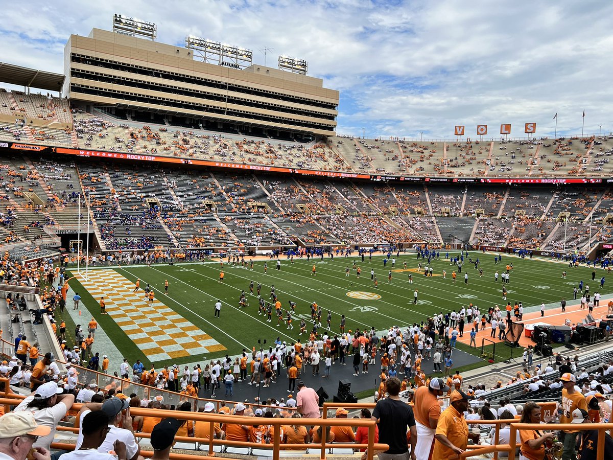 capt33w's tweet photo. About to catch the Vols game!! @Cletus1775 what about this view!! https://t.co/6hwm72ixEv