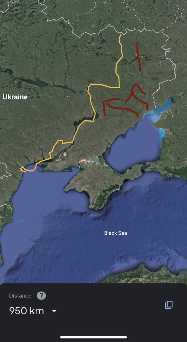 ojahahjans's tweet photo. I’m going to bed, rn but here’s a thread on my predictions on what Russo, Ukrainian war borders are going to look like in 2023 https://t.co/9864mvrhuT