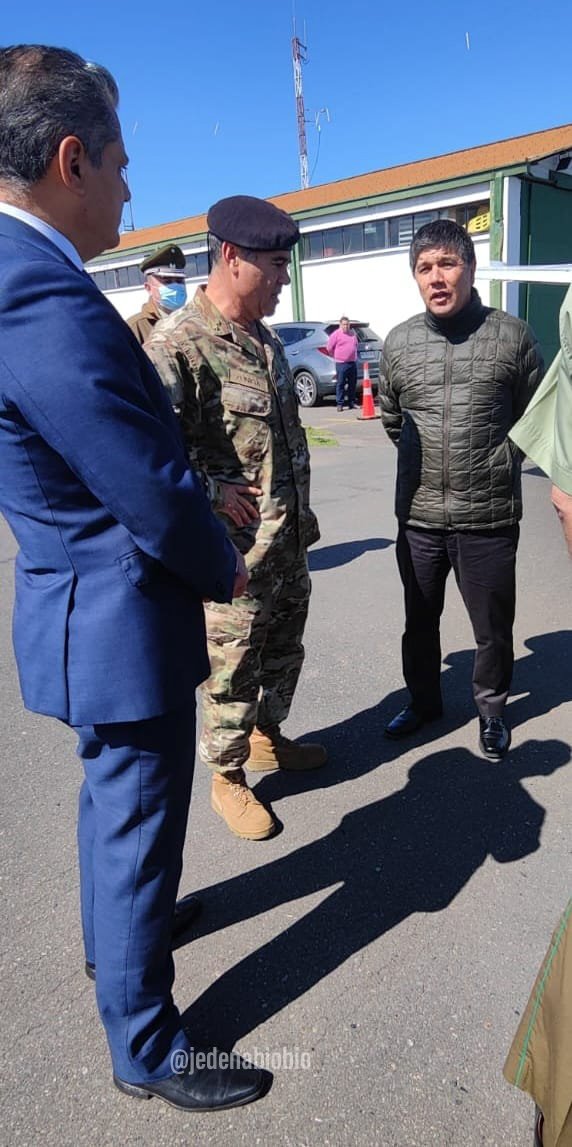 jedenabiobio's tweet photo. JDN Biobío, CA Juan Pablo Zúñiga, expuso plan de seguridad del EEC-E en reunión Arauco 7. La instancia fue liderada por el SS del Interior, Manuel Monsalve, en la que participaron  autoridades comunales, provinciales y regionales del Biobío, SS de diversas carteras y policiales. https://t.co/e4VUpCPNPr