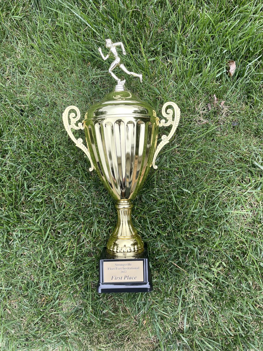 DemonGirlsTrack's tweet photo. Time for @WHS_Westlake @DemonAthletics to make room in the trophy case! Congrats varsity girls Xc on your first place win at the @HS_Strongsville XC invitational. https://t.co/LgnDmKudBN