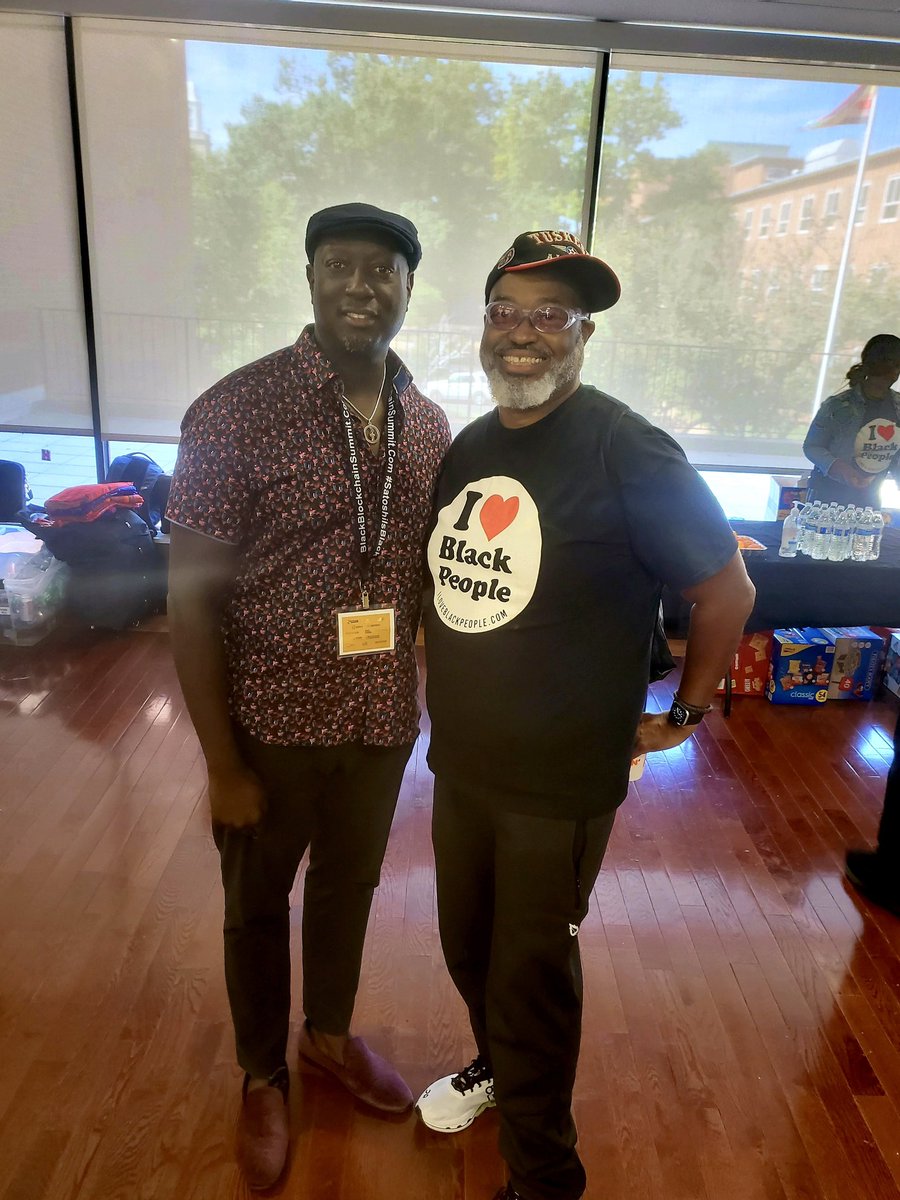 Day 3 at the <a href="/BlkBlockchainDC/">8th Annual Black Blockchain Summit</a> with the G.O.A.T <a href="/SkinnerLiber8ed/">Sinclair Skinner</a> on the beautiful campus of <a href="/HowardU/">Howard University</a> #blackblockchainsummit #blockchain #SatoshiIsBlack #BlackOwnedBusiness <a href="/blackenterprise/">Black Enterprise</a>