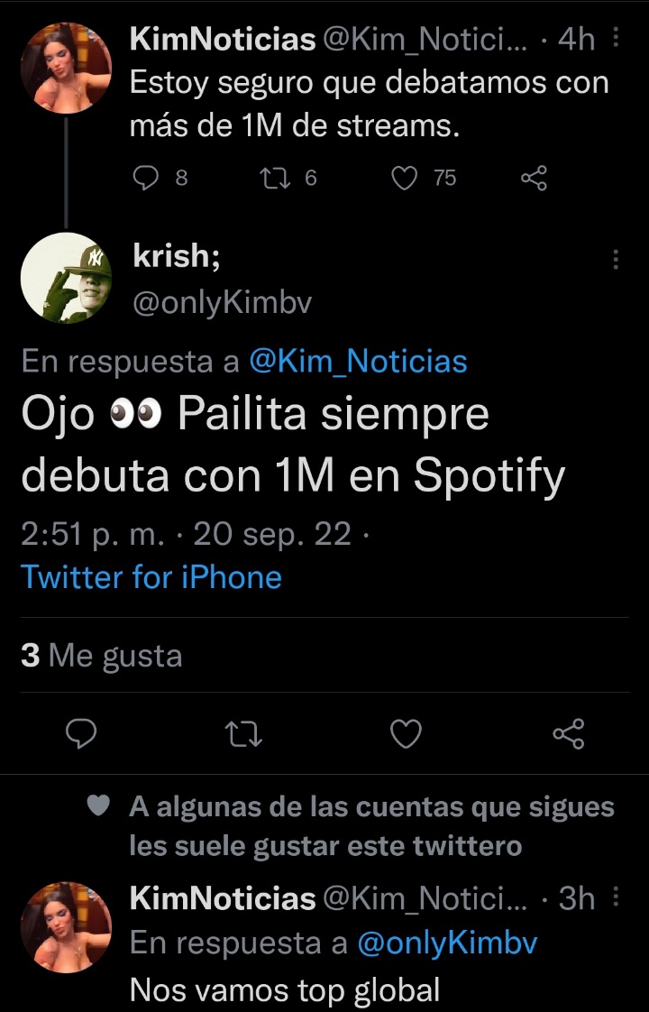 Daib_sss's tweet photo. A wey no iba a decir nada pero no es normal que tengas 3 millones de reproducciones en Youtube, 15 millones en Instagram y ni 200k en Spotify, osea algo no cuadra. 🤔📝 https://t.co/HMD5YIRdO7