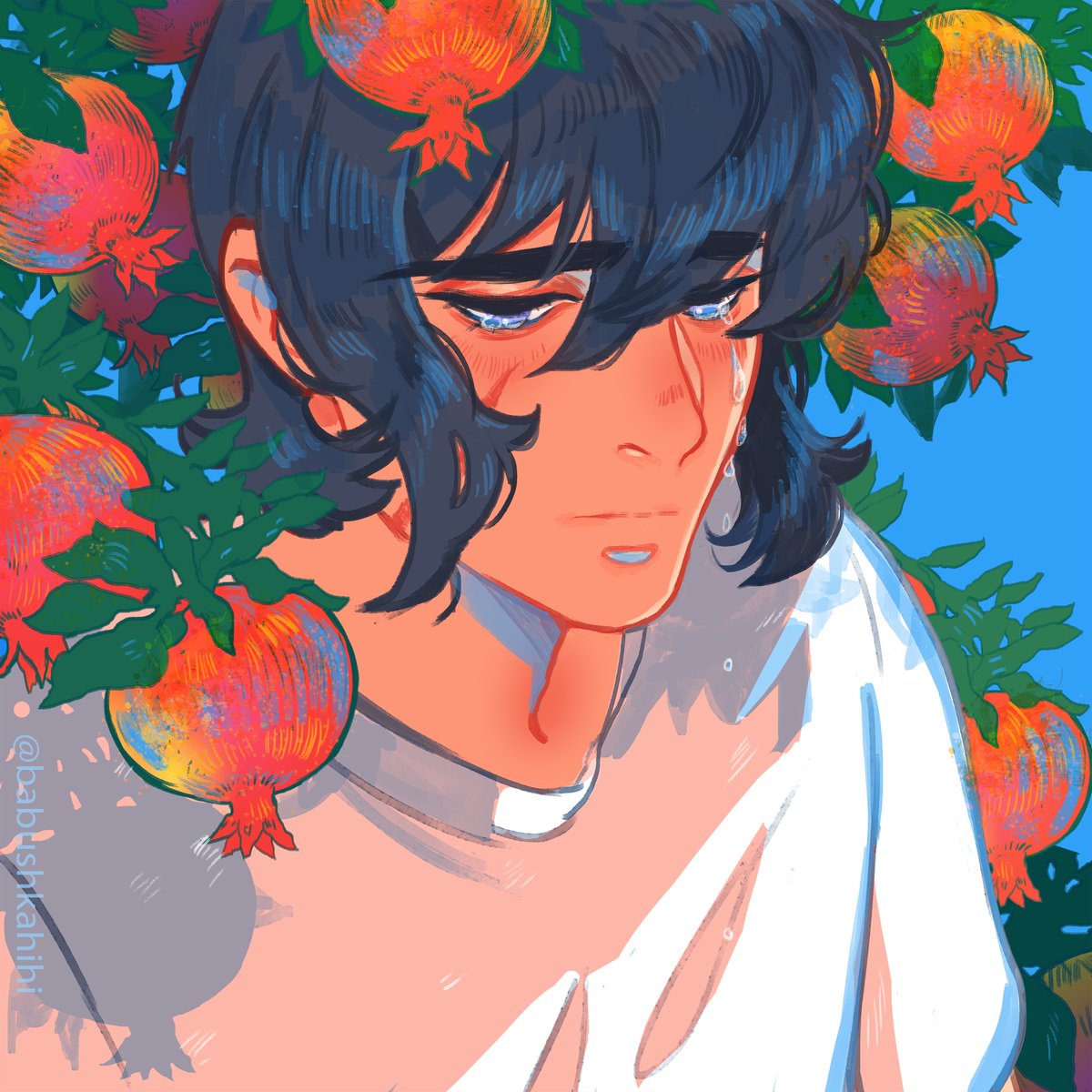 「Pomegranate 」|🏳️‍🌈Babuのイラスト