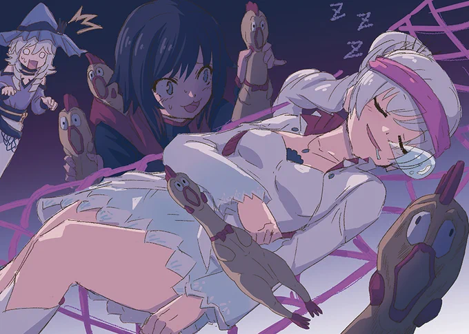 眠る姫を悪戯で起こそうとする主人公#RWBY 