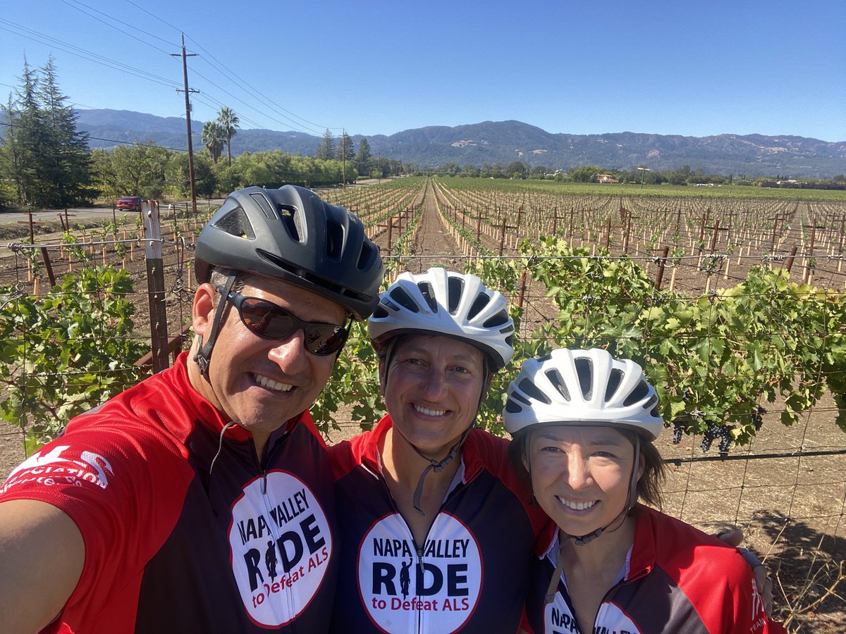 RisaWechsler's tweet image. We are half way through our #napavalleyrideALS You can help motivate our ride here! secure2.convio.net/alsa/site/TR?p… @alsassociation #ChallengeALS #NapaRideforALS2022 #NeverGiveUp #brakeALS