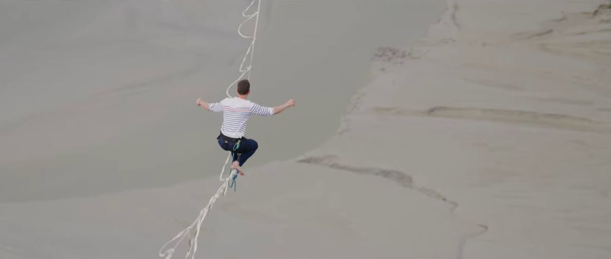 ArianaNews_'s tweet photo. Daredevil walks nearly 2.2 km on high line in France
Nathan Paulin broke a high line walker world record by walking nearly 2.2 km on a line suspended at Mont-Saint-Michel in France this week.
#ArianaNews #LineWalker #France #NathanPaulin https://t.co/59UbJGzTQj