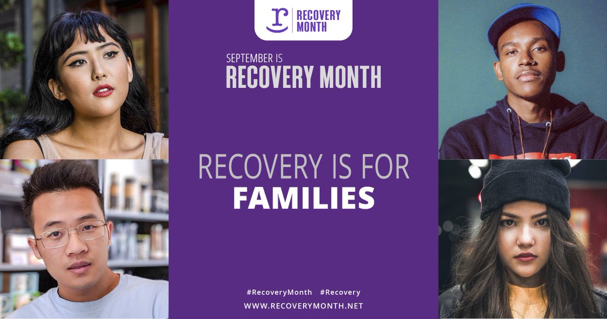 recoverymonthfv's tweet photo. Recovery Month not only celebrates the person in recovery, but the loved ones who support them. Families play an integral role in supporting the multiple pathways to &amp; of recovery.

What does recovery mean to your family?

#RecoveryIsForFamilies #RecoveryMonth https://t.co/7EWuRA3717