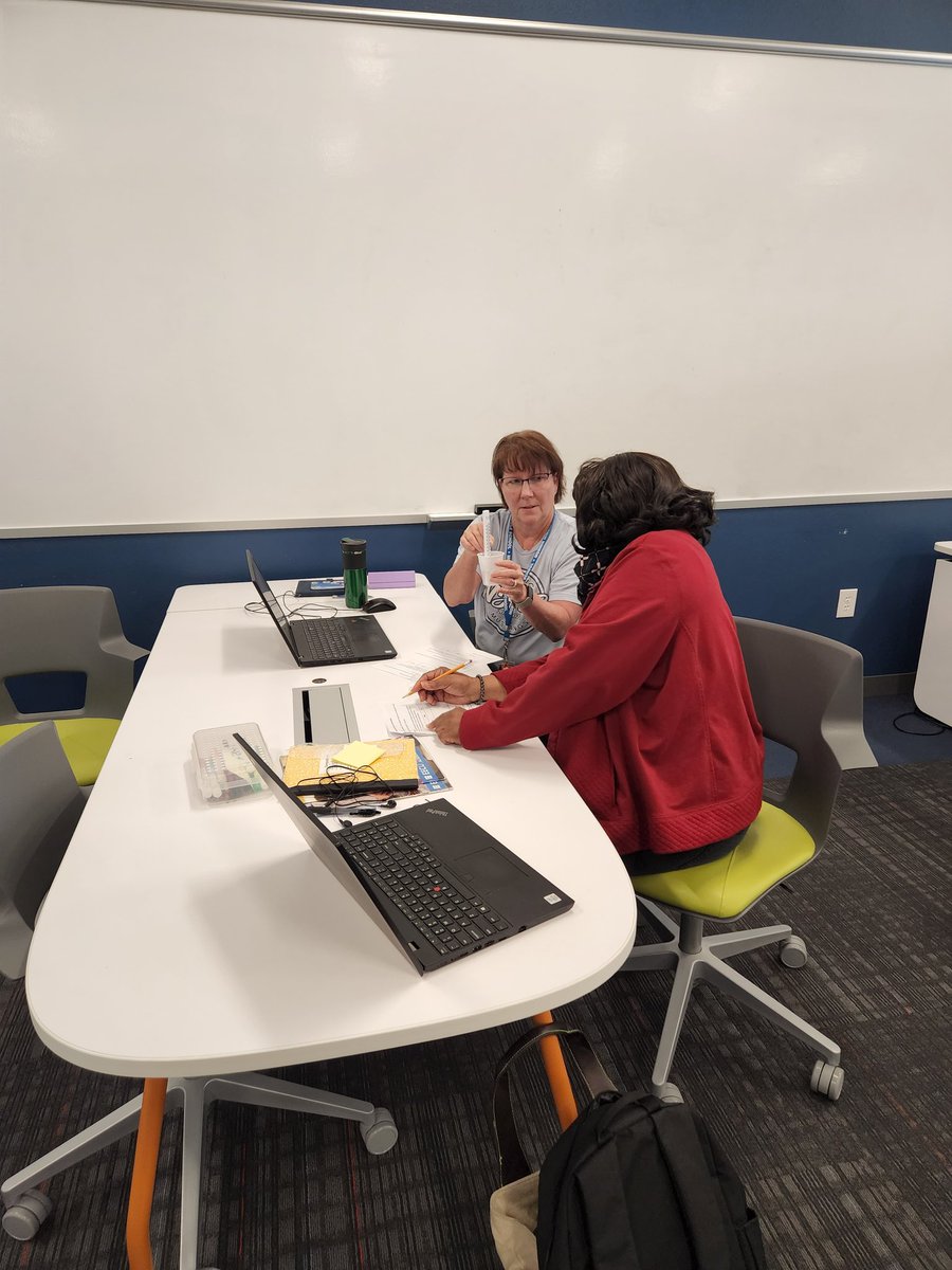 MrsTrotterSci's tweet photo. Teachers Doing Science Everyday, even on Saturday! #scienceacademy #disciplinaryliteracy @mrshilbs11 @CarminiaGonz @CoachGuarneros @shanny6494 @StaceyLeonardB1 https://t.co/OEkvUwS4ps
