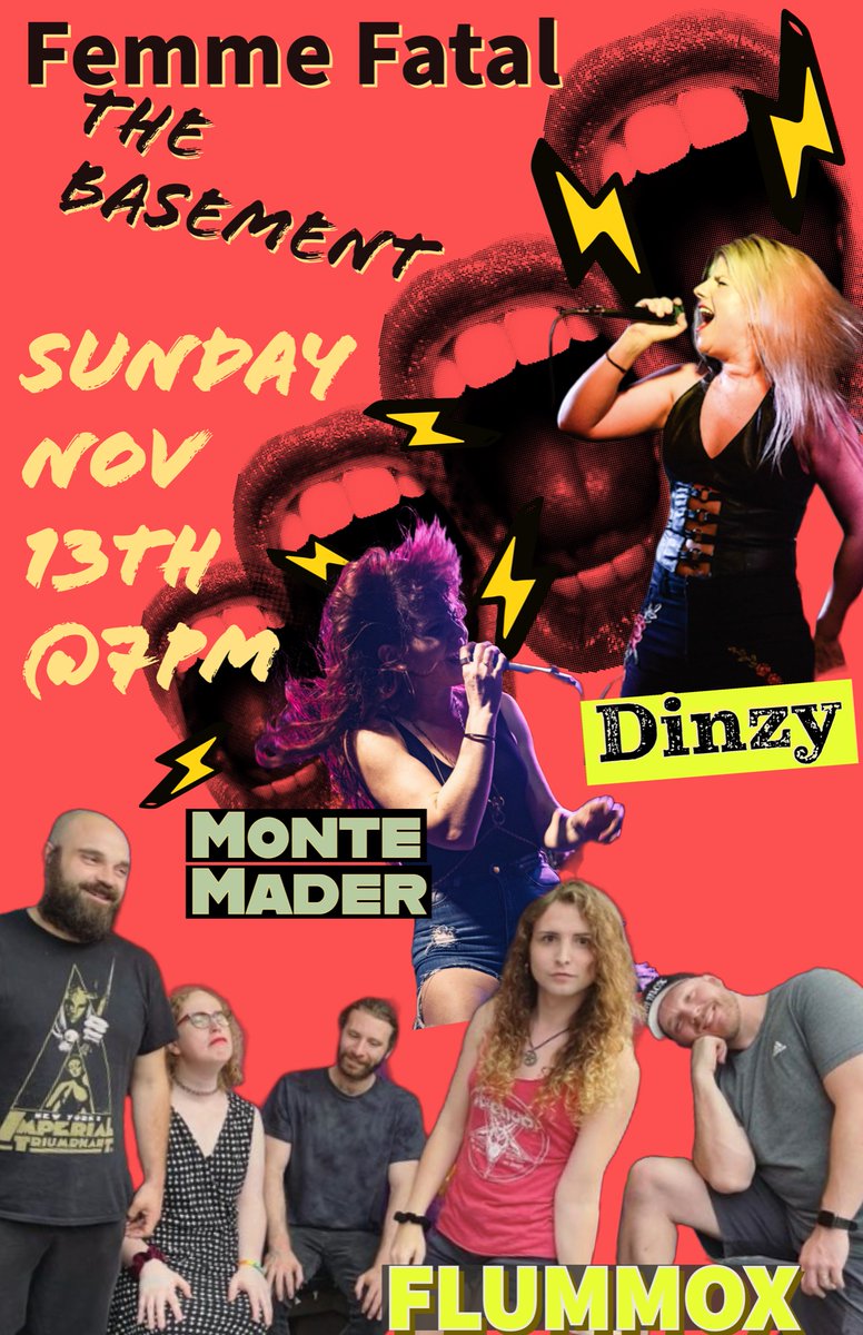 Check out Femme Fatal: DINZY w/ Flummox and Monte Mader @ The Basement ticketweb.com/event/femme-fa… via <a href="/TicketWeb/">TicketWeb US</a>