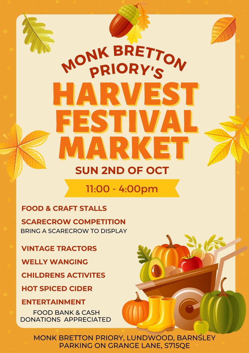 2 events coming up hosted by <a href="/jollycommunity/">Jolly Good Communities</a> here at Monk Bretton Priory. #monkbrettonpriory #jollyevents
