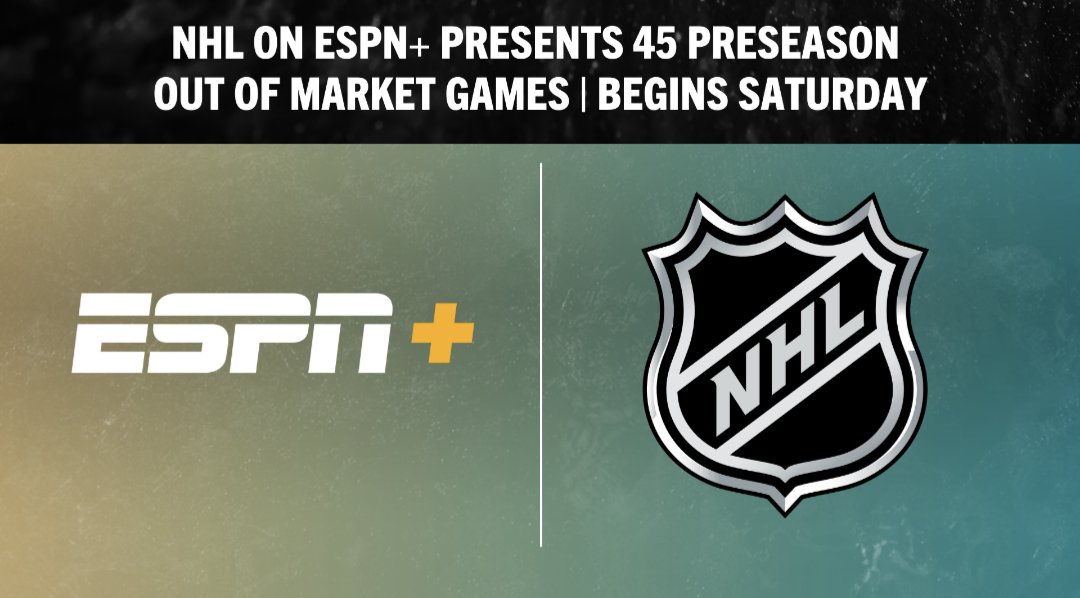 ESPN PR on Twitter "Saturday, NHL action returns on ESPNPlus