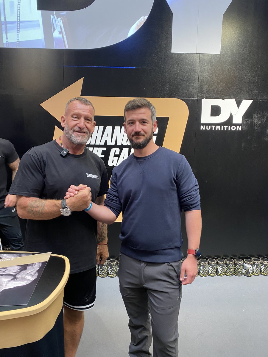 @DYNutrition the highlight of a great day, meeting Dorian was unexpected, awestruck to say anything other than how’s it going though 😂, maybe next time I’ll get to thank him for the small part some of his various media appearances have helped me get my life together these last few years