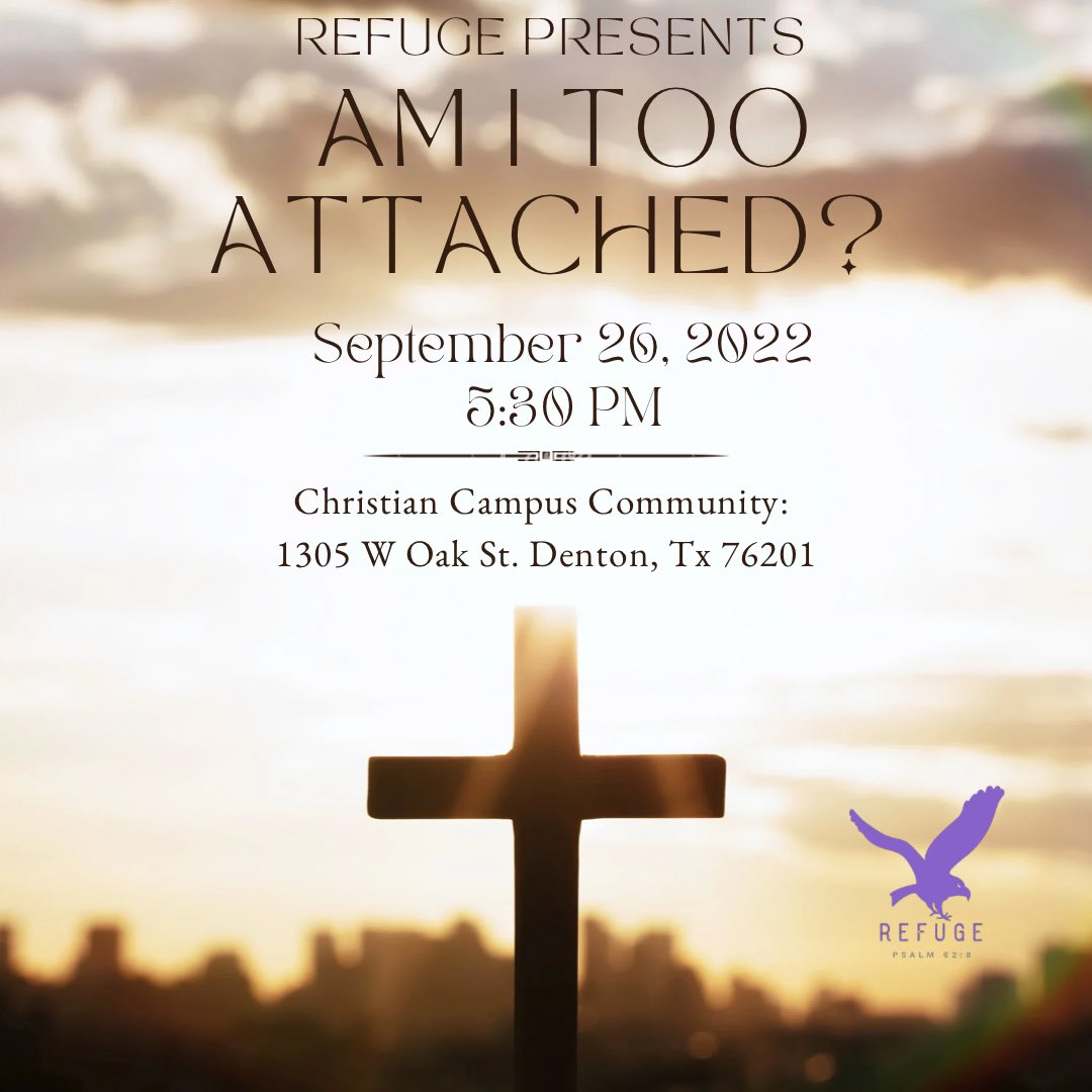 RefugeUnt's tweet photo. Come on out to our next Bible Class on Monday, September 26. It will be a good one💜🖤 https://t.co/dw9D5Fx2UZ