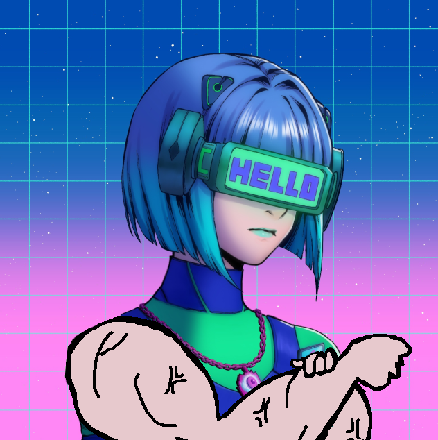 WickedlyNFT's tweet photo. @capsule_house My hacker has been working out too 💪 https://t.co/6j8xyFOTS1