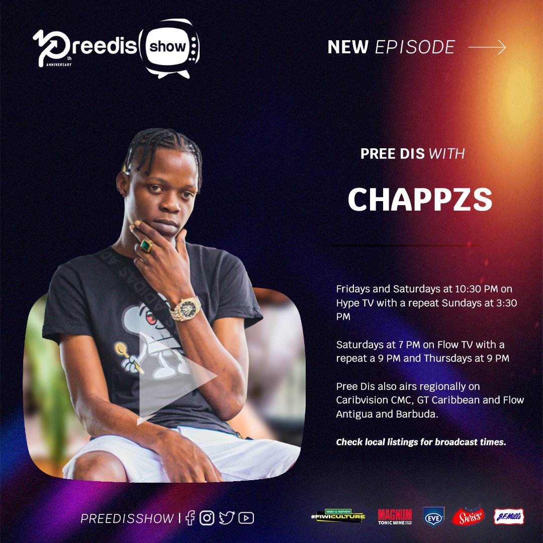PreeDisShow's tweet photo. He's from the Mountain View Avenue area in Kingston and he recently released an EP and is promoting the song These Streets. Newcomer Chappzs is in our Up Next segment.
#Preedis #preedisshow #entertainment #music #reggae #dancehall https://t.co/iz7eyLw1H9