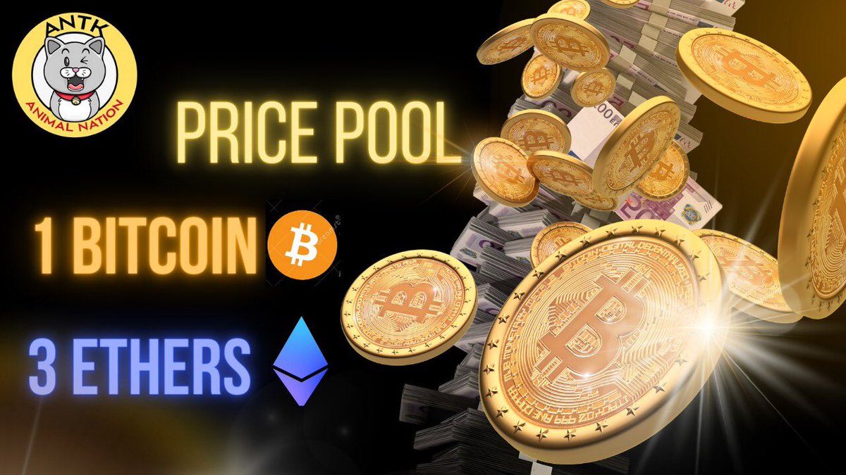 AnimalNationTK's tweet image. The ANTK team is happy to offer you an exceptional offer from 09/24 to 10/16, all people who benefit from $100 from ANTK on their wallet can win 1 #Bitcoin or 1 #Ethereum (3 winners)
Live draw on 10/17
You can buy your ANTKs in presale here: antk.io