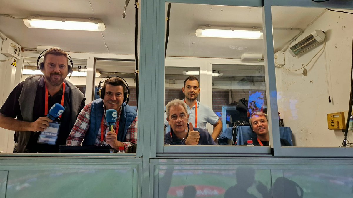 miguelitocope's tweet image. En La Romareda, con 
@lamacope 
Jesús Zamora
Mario Gazulle y 
@vfb84 , para contar en @tjcope el 
ESPAÑA 🇪🇸- SUIZA🇨🇭.