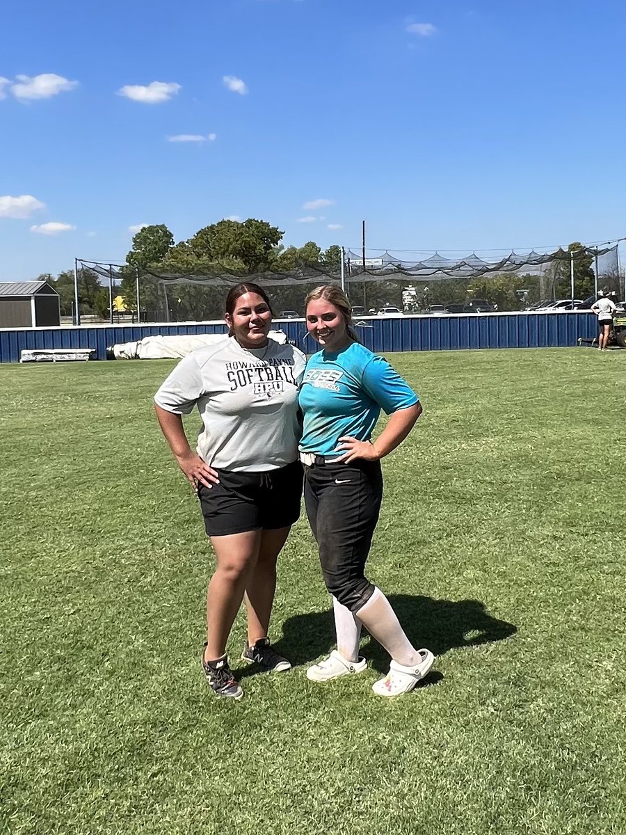 Great day with HPU prospect camp!! <a href="/CoachKAnderson/">Coach Kailey Anderson</a> <a href="/HPUsoftball/">Howard Payne Softball</a>