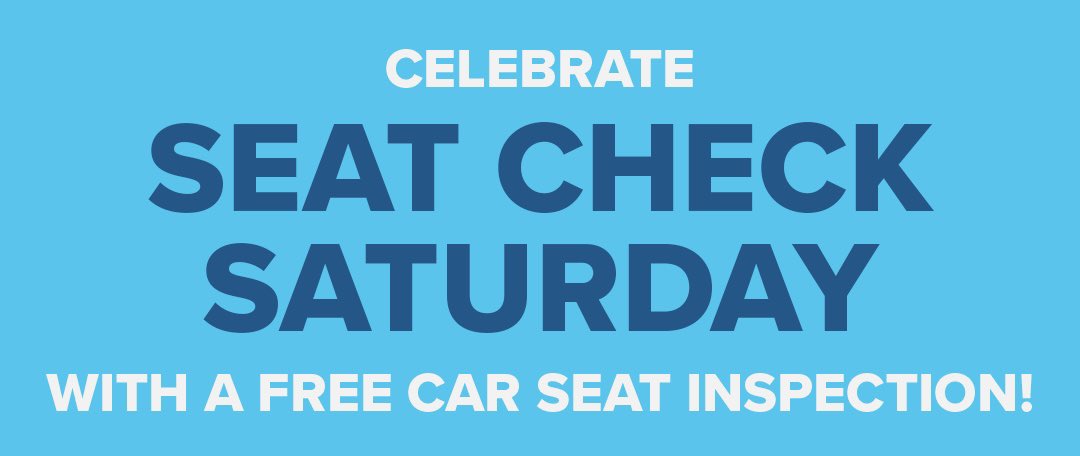 Car Seat Checks today at Fire Station 2 until 4 PM. Come see us!