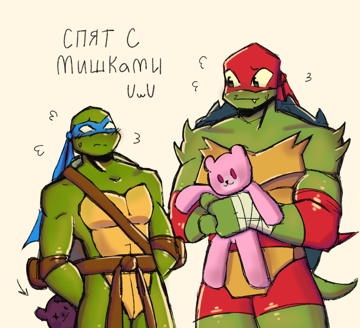 Как блин рисовать Черепашек ниндзя