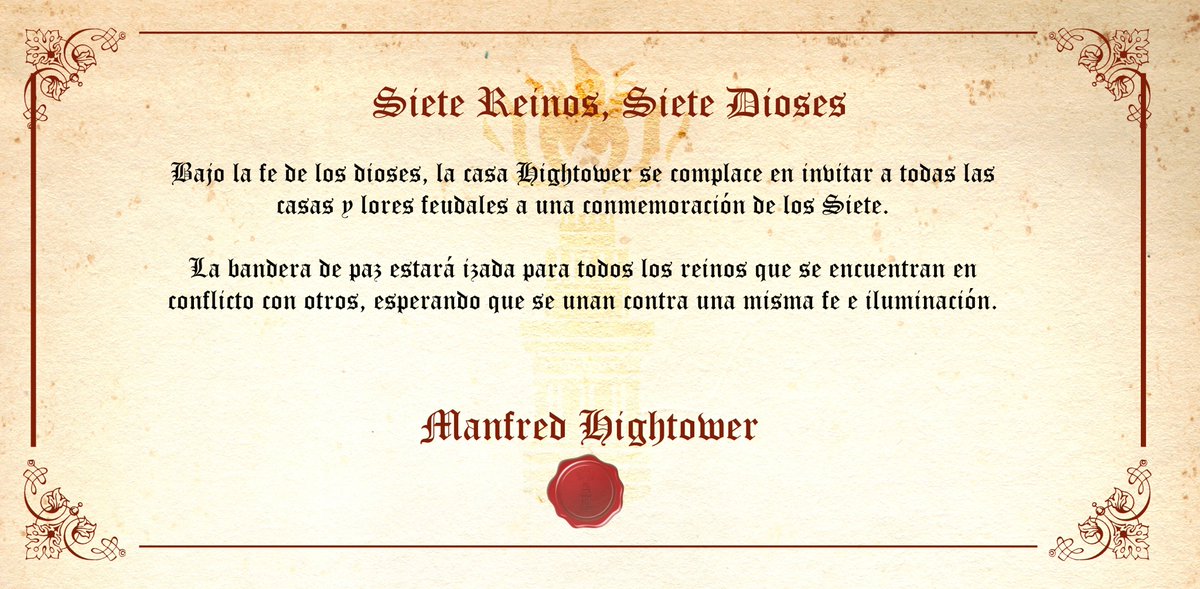 WARSOFDRAGONS's tweet photo. ᅠ

ᅠ

ᅠ ᅠ

ᅠᅠ 
ᅠ 
ᅠ 
ᅠ ⠀⠀
ᅠ ⠀⠀⠀
ᅠ ⠀⠀⠀⠀⠀⠀⠀⠀⠀⠀Un cuervo sobrevuela en cada 𝒓𝒆𝒊𝒏𝒐 y feudalismo importante en 𝑾𝒆𝒔𝒕𝒆𝒓𝒐𝒔. 

                  #𝐂𝐋𝐀𝐒𝐇𝐎𝐅𝐊𝐈𝐍𝐆𝐒   ||  #𝐖𝐀𝐑𝐒𝐎𝐅𝐃𝐑𝐀𝐆𝐎𝐍𝐒
ᅠ ⠀⠀⠀

ᅠ https://t.co/Lb261rYSi1