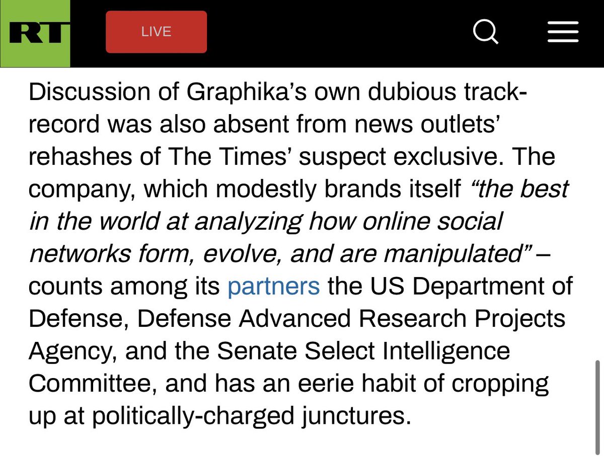 brianjliston's tweet photo. I just found it interesting, however, how RT appealed directly to the very same research teams that it has repeatedly dismissed and trashed in the past as these teams documented non-Western attributed IO, particularly Iranian and Russian disinfo networks.

Some examples ⬇️ https://t.co/WL17MW1DxK