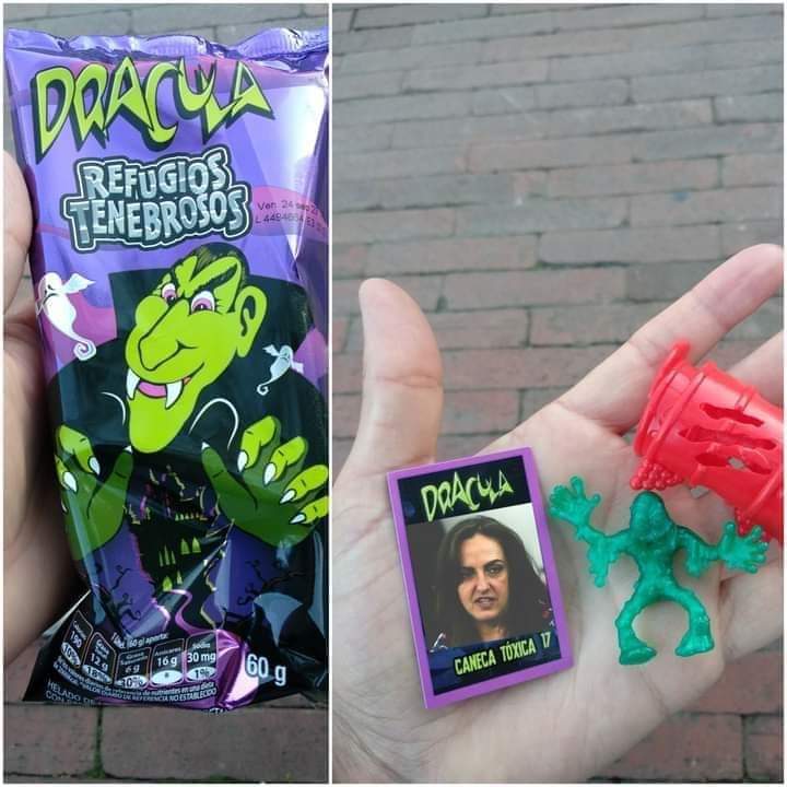 XPost1A's tweet photo. El monstruo tan horrible que me salió en la Paleta Dracula. Empezamos mal. https://t.co/cQSxtEcsI7