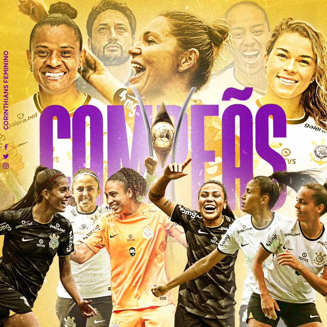 É tetra! Corinthians goleia Internacional e conquista o Brasileirão Feminino 2022