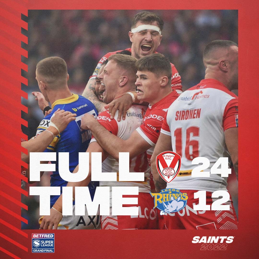 Saints1890's tweet photo. FT: 🔴⚪️ Saints 24-12 Rhinos 🦏

𝐇𝐈𝐒𝐓𝐎𝐑𝐘 𝐌𝐀𝐊𝐄𝐑𝐒!!!!!

#COYS
