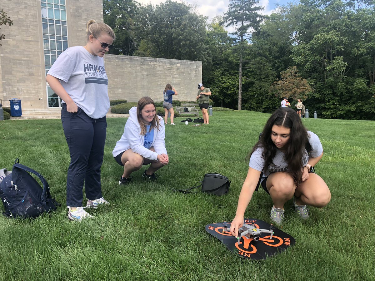 twiktani's tweet photo. Some more visuals from the Drone Journalism class. These awesome students shot drone footage across campus and then edited it into video stories! @ButlerCCom #Butler https://t.co/WpVhNkR2VF