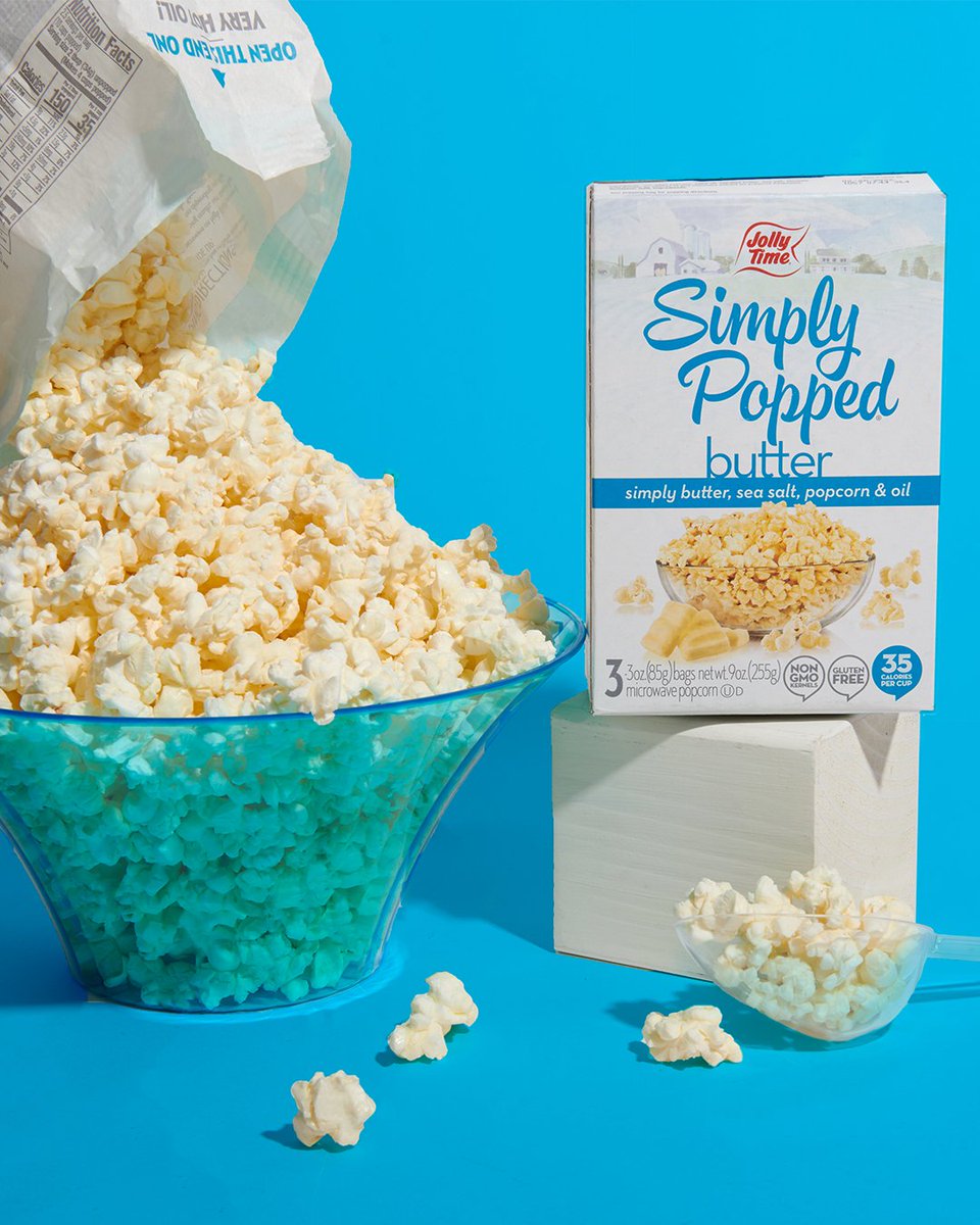 jollytimepops's tweet photo. A buttery bliss awaits your every bite. Grab some Simply Popped and get popping! We love butter, but what's your favorite popcorn topping?
#JOLLYTIME #JollyTimePopCorn #haveaJollyTime #pophappiness #TheOfficialSnackOfHappiness #popcornboxes #popcornlover https://t.co/LauI8AFlAV