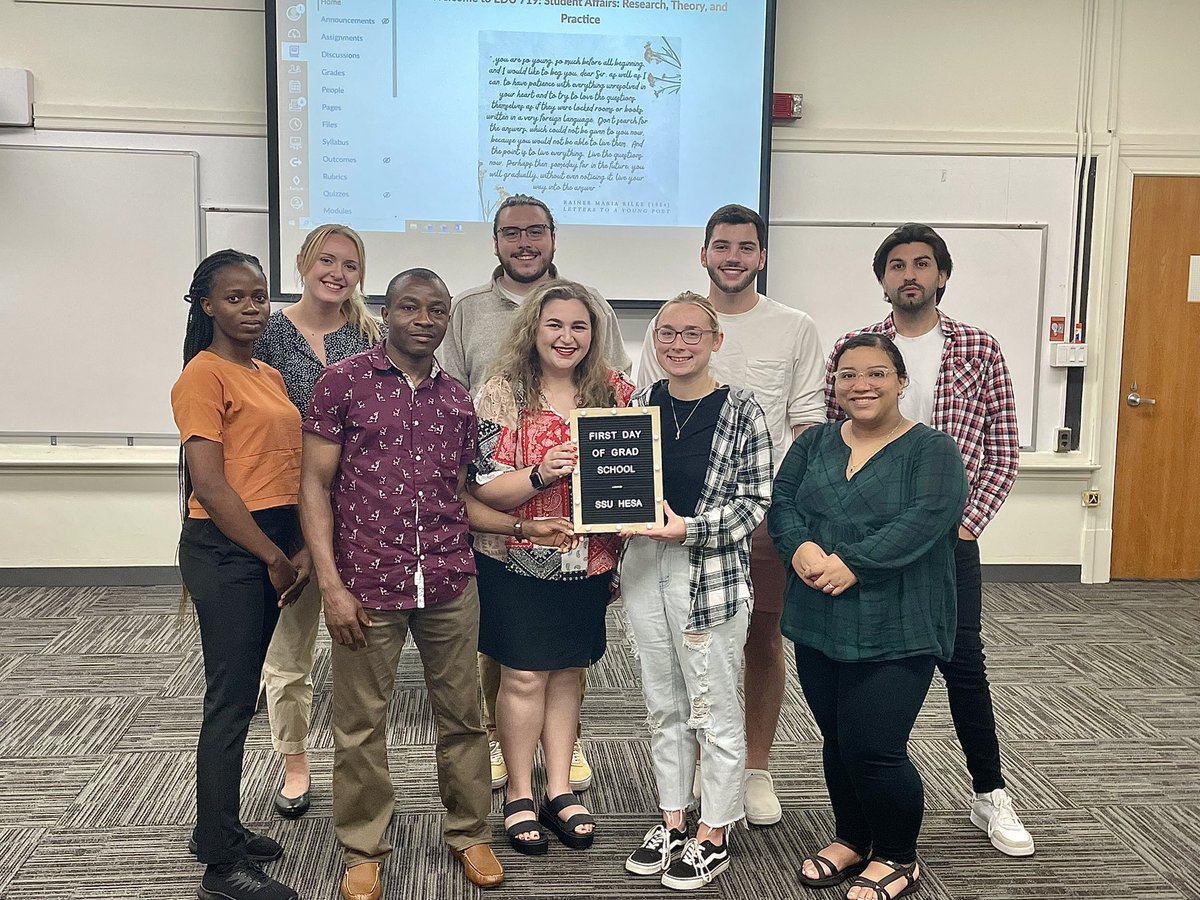 Welcome to HESA Cohort 18! We are so excited to see your growth in this program during the next two years! #HESA #futuresapro