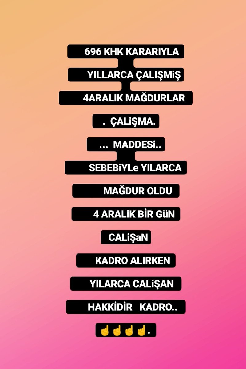 DeryaYa74368851's tweet photo. Amasiz Fakatsiz Denildi 5 yıldır Adalet bekliyoruz 4 Aralık bırgun çalışan emekçi oldugu yerde herkezin elin teri emeği kadrodur haktır@vedatbilgn@RTErdogan
@csgbakanligi
@kilicdarogluk
@eczozgurozel
@BY
@meral_aksener
@fethigurer
@OzlemAgirmanTR
#ÇözumBütünTaşeronaKadro https://t.co/ViUAXJBGoy