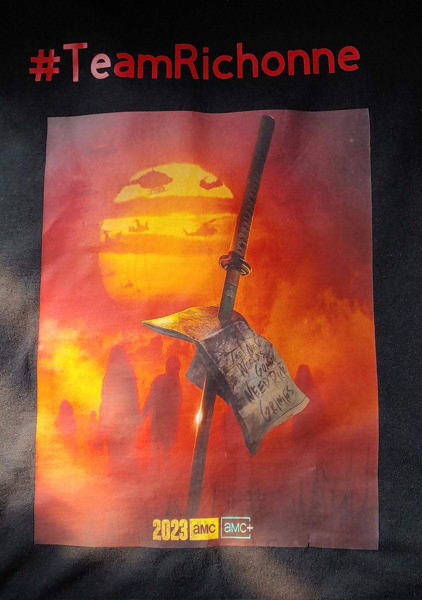 ringleader1010's tweet photo. Check out this awesome #Richonne t-shirt made by @KRFcards 
I'm absolutely in love with it❤️
Thank you so much! https://t.co/tWXlU2FsYO