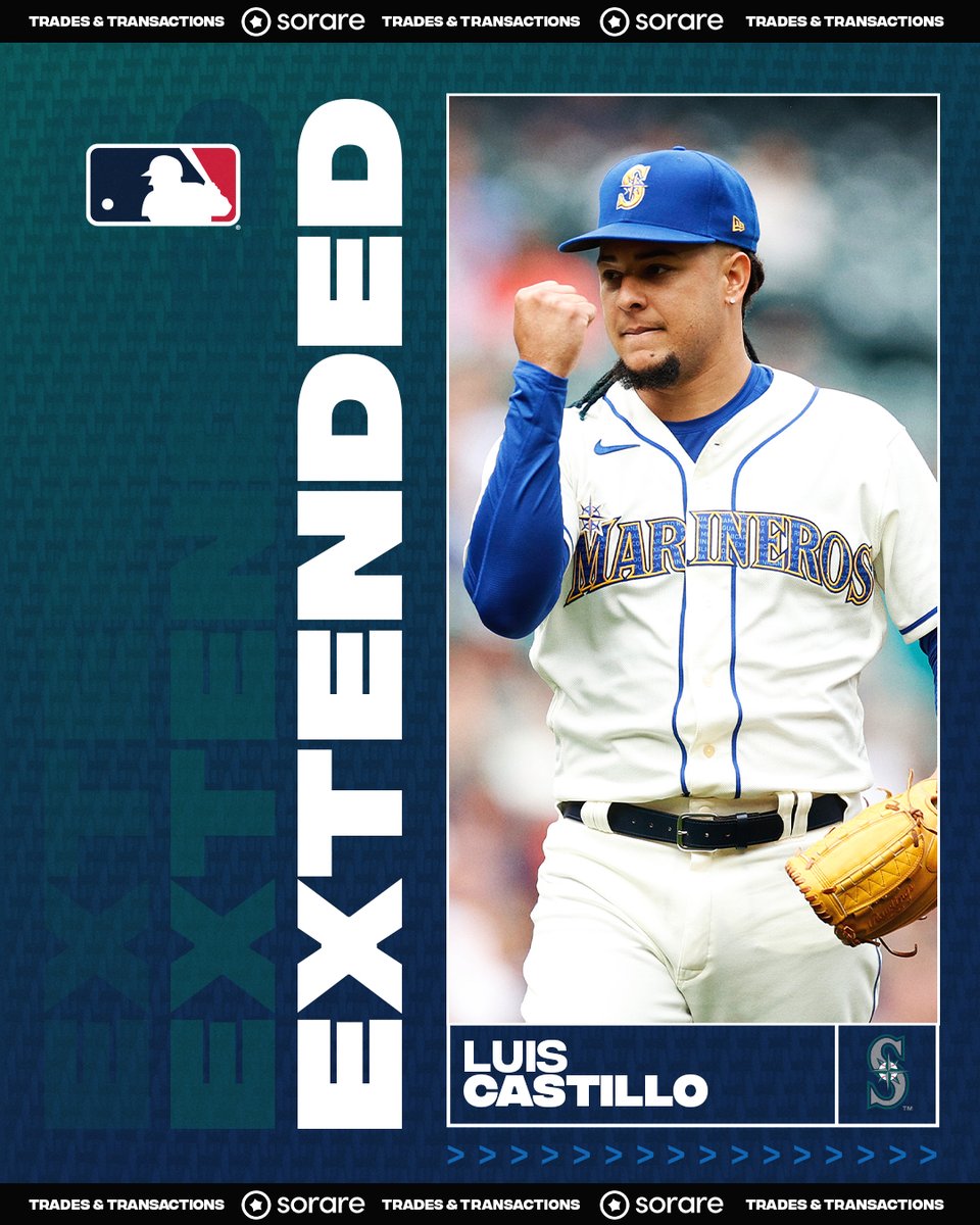 MLB (@mlb) on Twitter photo Staying in Seattle!
The <a href="/Mariners/">Seattle Mariners</a> and RHP Luis Castillo have agreed to a 5-year extension. Staying in Seattle!
The <a href="/Mariners/">Seattle Mariners</a> and RHP Luis Castillo have agreed to a 5-year extension.