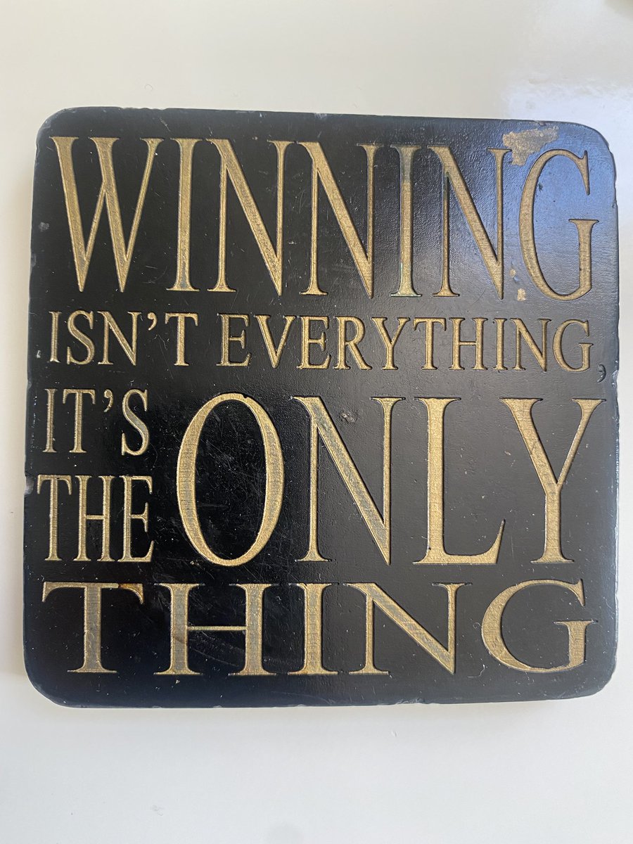 Is it really? 🙄. This is a coaster in the hotel where I am currently staying #winning #priorities #failure #triumph #adversity