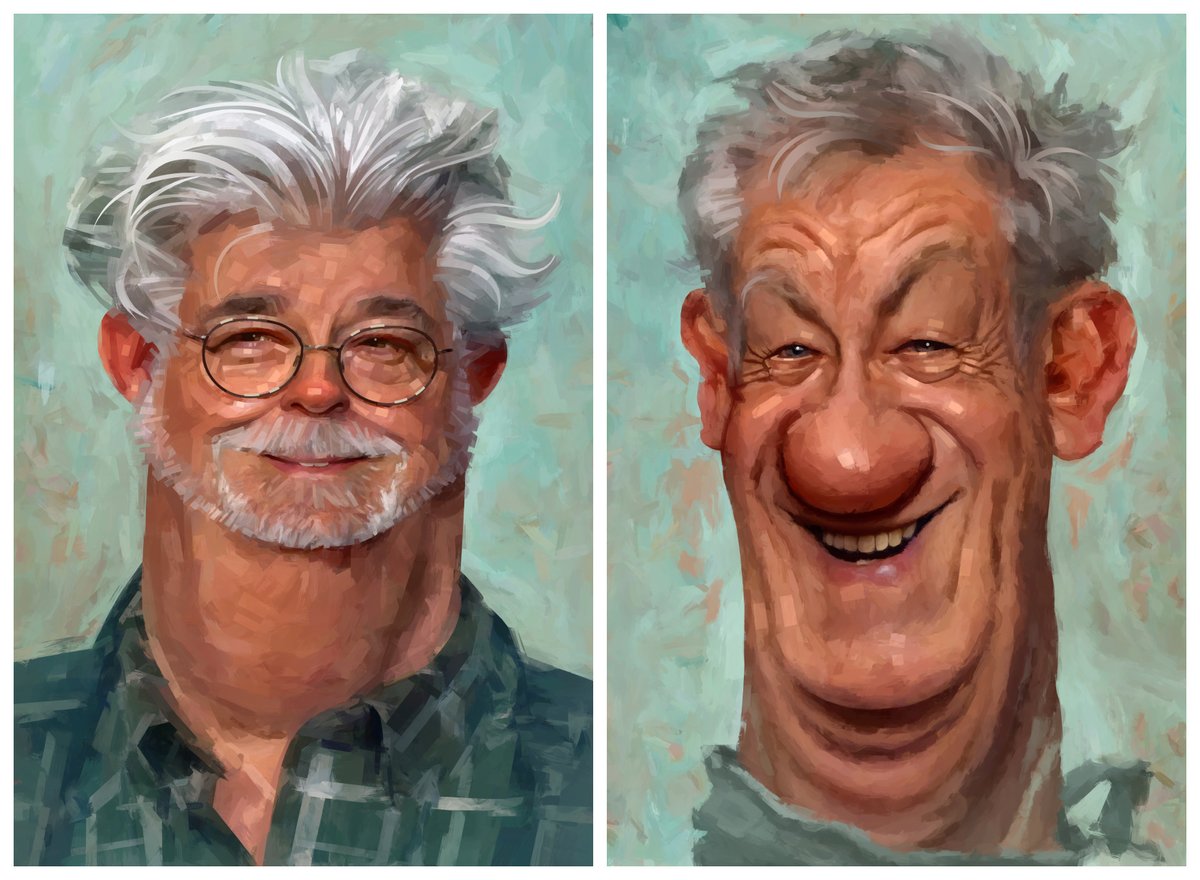 A bit of fun with caricatures.