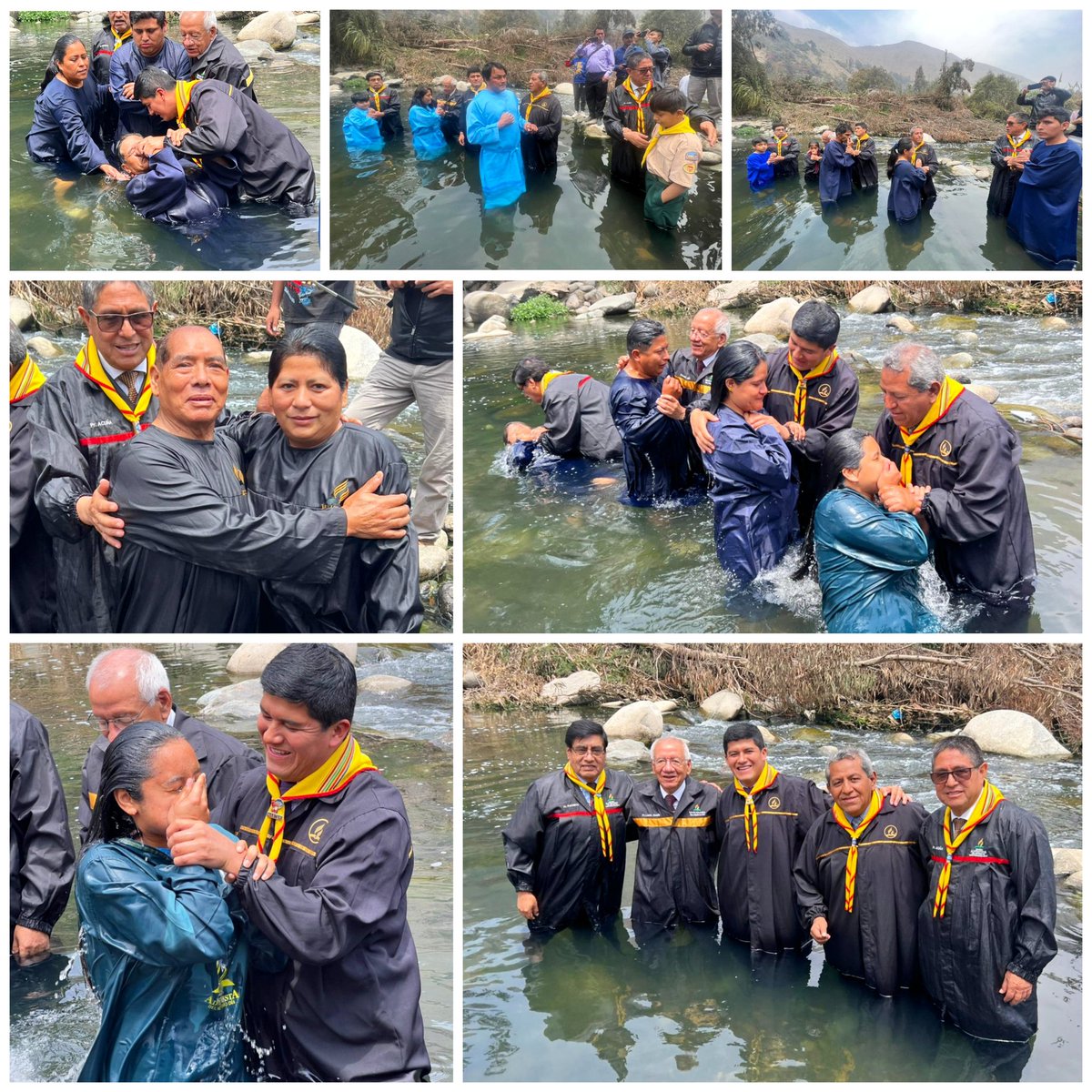 ¡Gloria a Dios!🙌
Una gran fiesta espiritual se vive al cierre de la #Últimainvitación ✉, hoy nacieron 30 nuevos misioneros para Cristo y a tráves del bautismo entregaron sus vidas a Dios.

#RID
#APCE
#SemanaDeEvangelismo