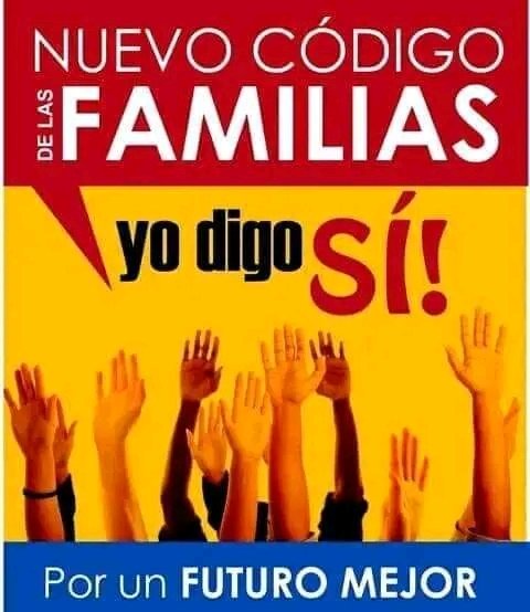 #YoVotoSí, por el #CódigoDeLasFamilias, mañana será un día trascendental para #Cuba, se estará votando por una Ley justa, inclusiva, que se basa en el reconocimiento de los afectos, el amor, los derechos...!!!!. #CódigoSí
<a href="/TSupremoCU/">TSupremoCU</a> , <a href="/RubenRemigioCU/">Rubén  Remigio Ferro</a>