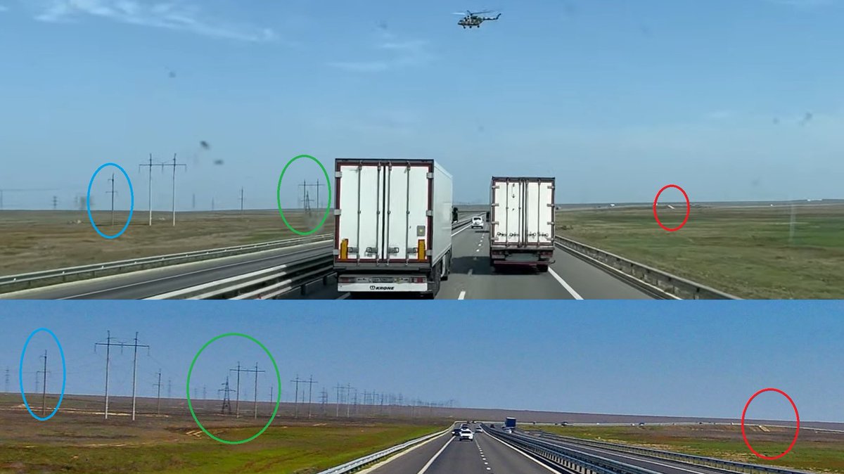 MCantow's tweet photo. @kromark #Geolocation 
📍 (POV 19min 08s):  45.1492, 35.4832
🔗street view (2020): https://t.co/4gH15WFxR0
#Ukraine #Crimea #Крим #Крым #E97 Mi-17 https://t.co/t7zuuclBJn