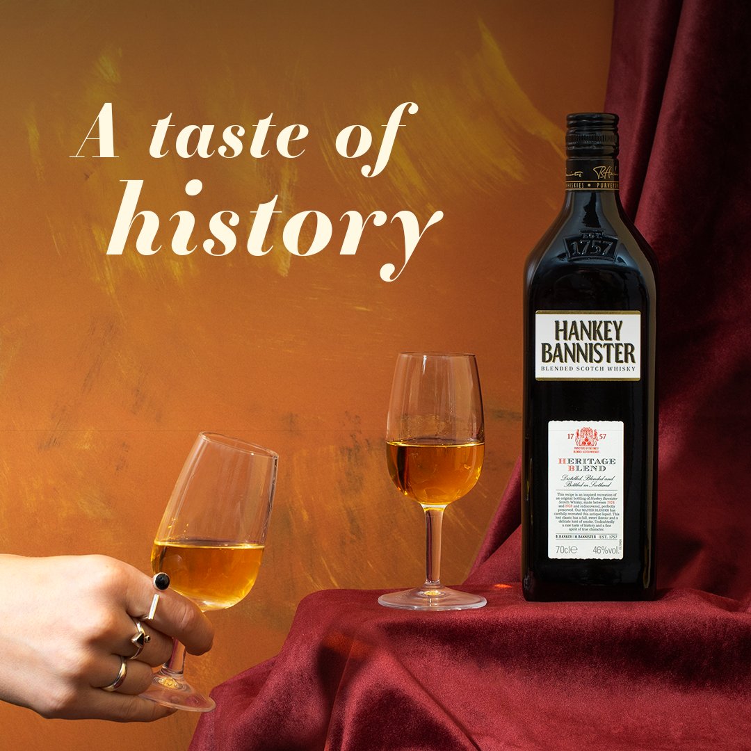 HankeyB1757's tweet photo. Drink to a cozy autumn and enjoy the warming notes of Hankey Bannister Heritage Blend.

Remember to enjoy Hankey Bannister responsibly. https://t.co/oNyhZL3dZC