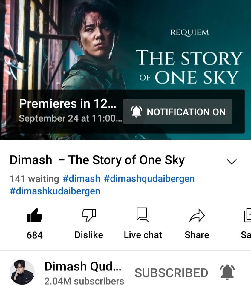 BrendaC82258759's tweet photo. @dimash_official Even had notification on but was on IG in a Meet &amp; Greet Livestream. I even opened live chat on YouTube but waited till I watched MV chat disappeared. Then went back to IG &amp; MV showing there too. You are everywhere today.
#TheStoryOfOneSky 
#DimashQudaibergen 
@dimash_official https://t.co/fcnKs59Kt9