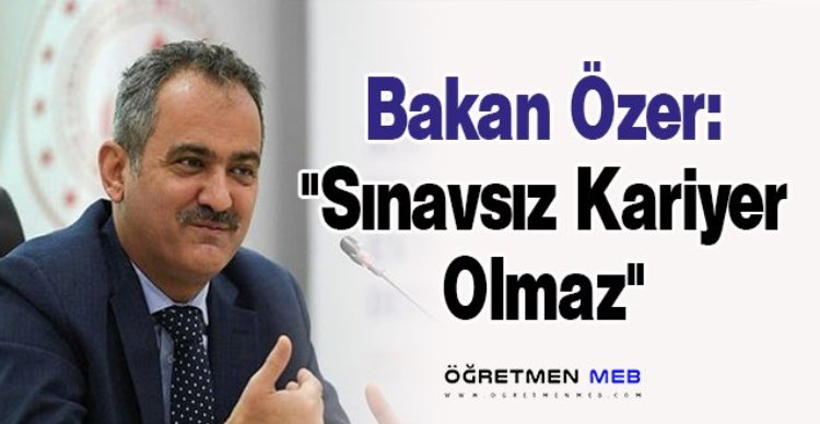 #ögretmengelecektir #EBSdenTESdenistifa
Sn Bakan çok haklı, tam da bu sebepten sınavla değil, yalakalıkla atanan tüm okul müdür ve müdür yard.nın ve 76. Mad.atanan şb müdürlerini görevden alıp hakkaniyetli bir sınavla atama yapması gerekiyor.Eylem ve söylemin örtüşmesi gerekir...