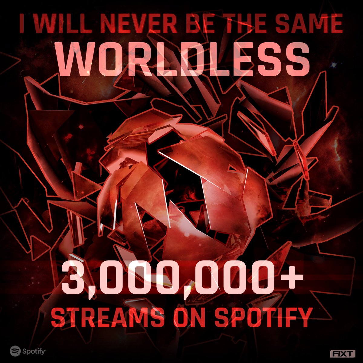 🎉"Worldless" by I Will Never Be The Same has surpassed 3 MILLION streams! 

How many of those are you responsible for? 👀

<a href="/IWNBTS/">IWILLNEVERBETHESAME</a>